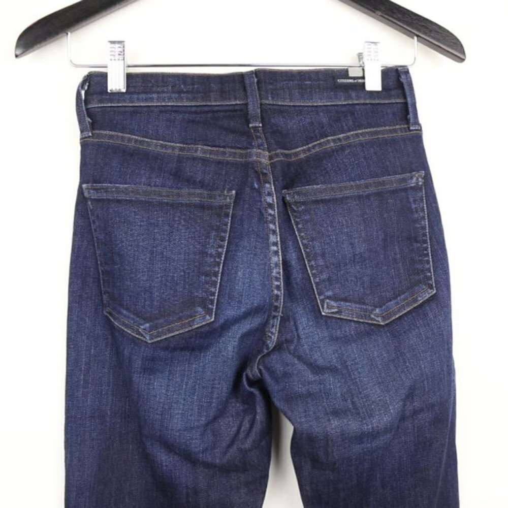 Citizens of Humanity Rocket High Rise Skinny Dark Wash Denim Jeans - Picture 7 of 8